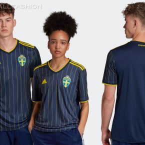Sweden EURO 2020 2021 2022 adidas Away Football Kit, Soccer Jersey, Shirt, Matchtröja