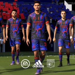 Olympique Lyon 2021 adidas Digital Fourth Football Kit, Soccer Jersey, Shirt, Camisa, Maillot