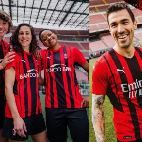 AC Milan 2021 2022 PUMA Home Football Kit, 2021/22 Soccer Jersey, 2021-22 Shirt, Maglia, Gara, Camiseta, Camisa, Trikot
