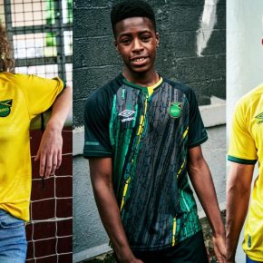 Jamaica 2021 2022 Umbro Home and Away Football Kit, 2021/22 Soccer Jersey, 2021-22 Shirt