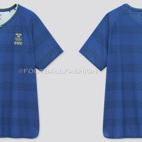 Sweden Tokyo Olympics 2020 2021 Uniqlo Football Kit, Soccer Jersey, Shirt, Matchtröja
