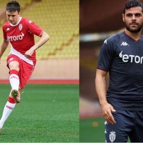 AS Monaco 2021 2022 Kappa Home and Away 2021/22 Football Kit, 2021-22 Soccer Jersey, Maillot 21-22