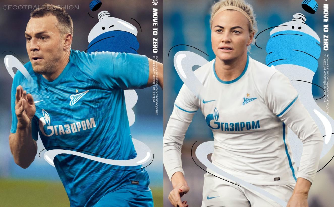 FC Zenit 2021/22 and Away Kits FOOTBALL FASHION