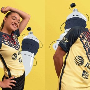 Club América 2021 2022 Nike Yellow Home Soccer Jersey, 2021-22 Football Shirt, 2021/22 Kit, Camiseta de Visita de Futbol 21/22