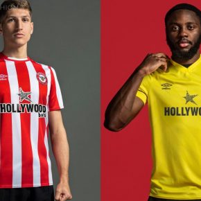 Brentford FC 2021 2022 Umbro Home and Away Football Kit, 2021-22 Shirt, 2021/22 Soccer Jersey