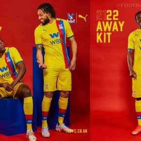 Crystal Palace 2021 2022 PUMA Away Football Kit, 2021/22 Soccer Jersey, 2021-22 Premier League Shirt