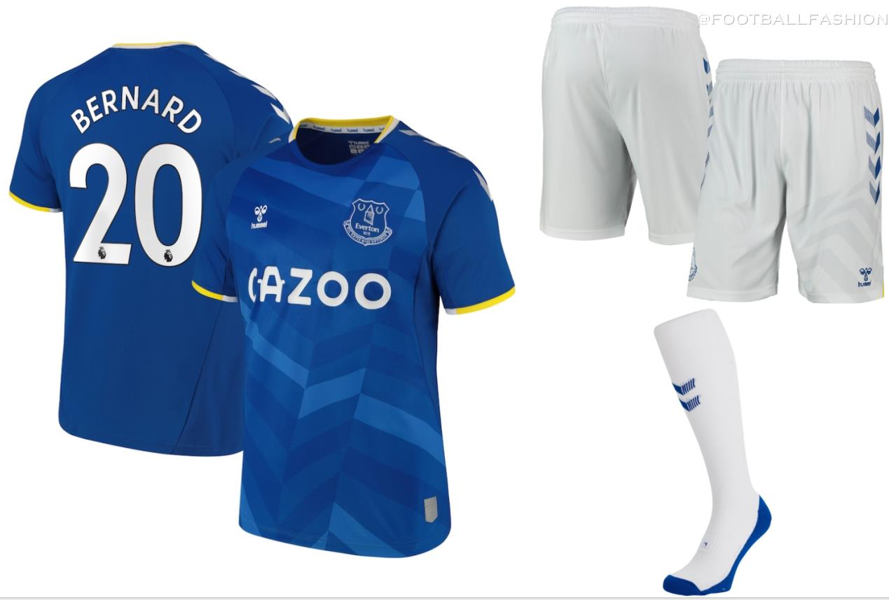 Everton 2021/22 hummel Home Kit - FOOTBALL FASHION