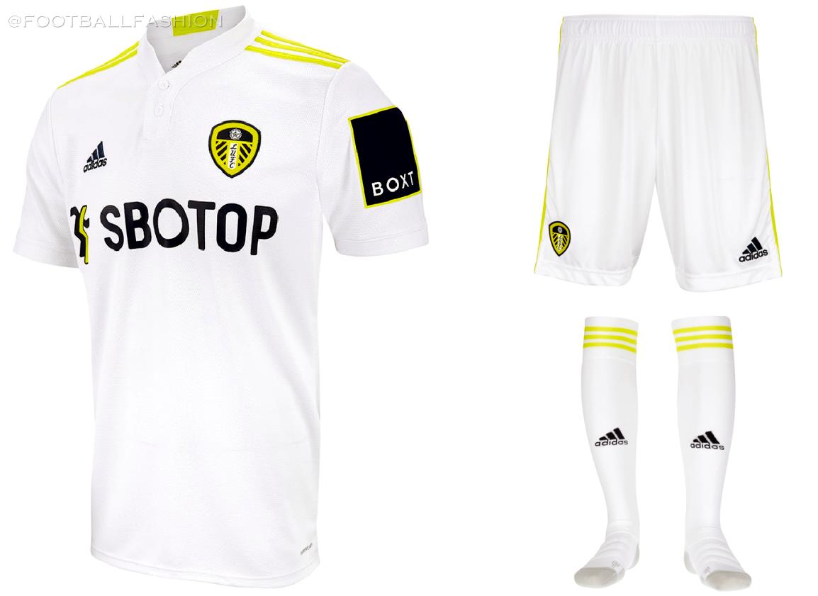 Leeds United 2021/22 adidas Home Kit - FOOTBALL FASHION