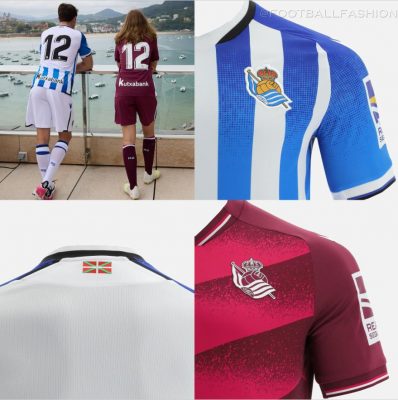 Real Sociedad 2021/22 Macron Home and Away Kits - FOOTBALL ...