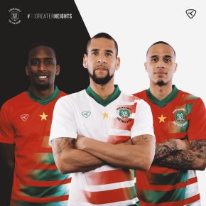 Suriname 2021 2022 Klupp Home and Away Football Kit, 2021-22 Soccer Jersey, 2021/22 Shirt, Tenue, Thuisshirt, Uitshirt