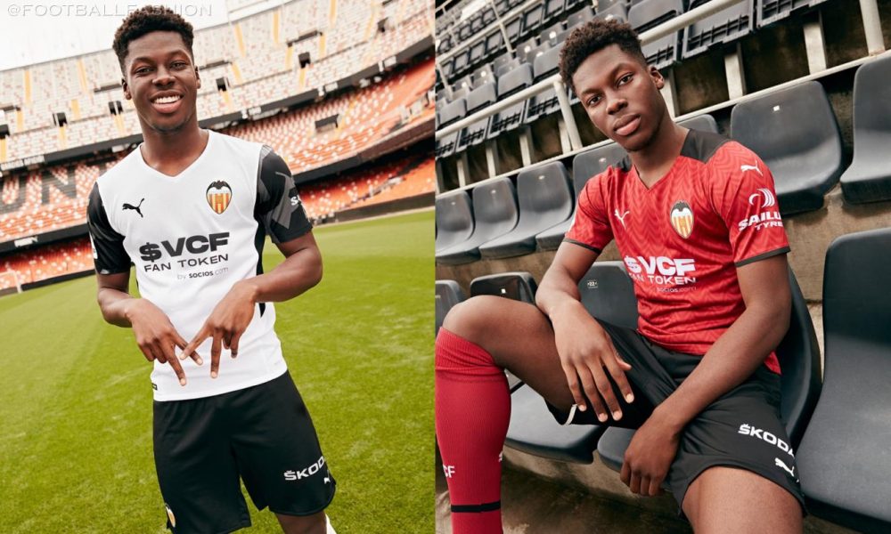 Valencia CF 2021/22 PUMA Home and Away Kits - FOOTBALL FASHION