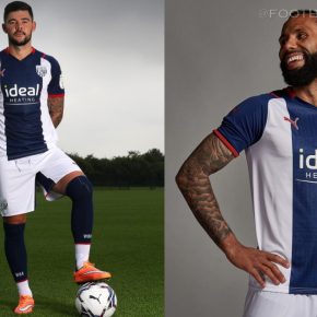 West Bromwich Albion 2021 2022 PUMA Home Football Kit, 2021-22 Soccer Jersey, 2021/22 Shirt