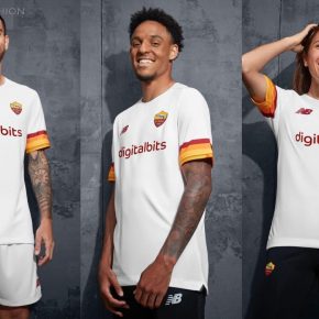 AS Roma 2021 2022 New Balance Away Football Kit, 2021-22 Soccer Jersey, 2021/22 Football Kit, Camiseta 21-22, Camisa 21/22, Maglia