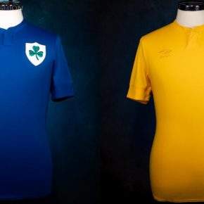 Republic of Ireland 2021 Umbro Centenary Soccer Jersey, 100th Anniversary Football Kit, Shirt
