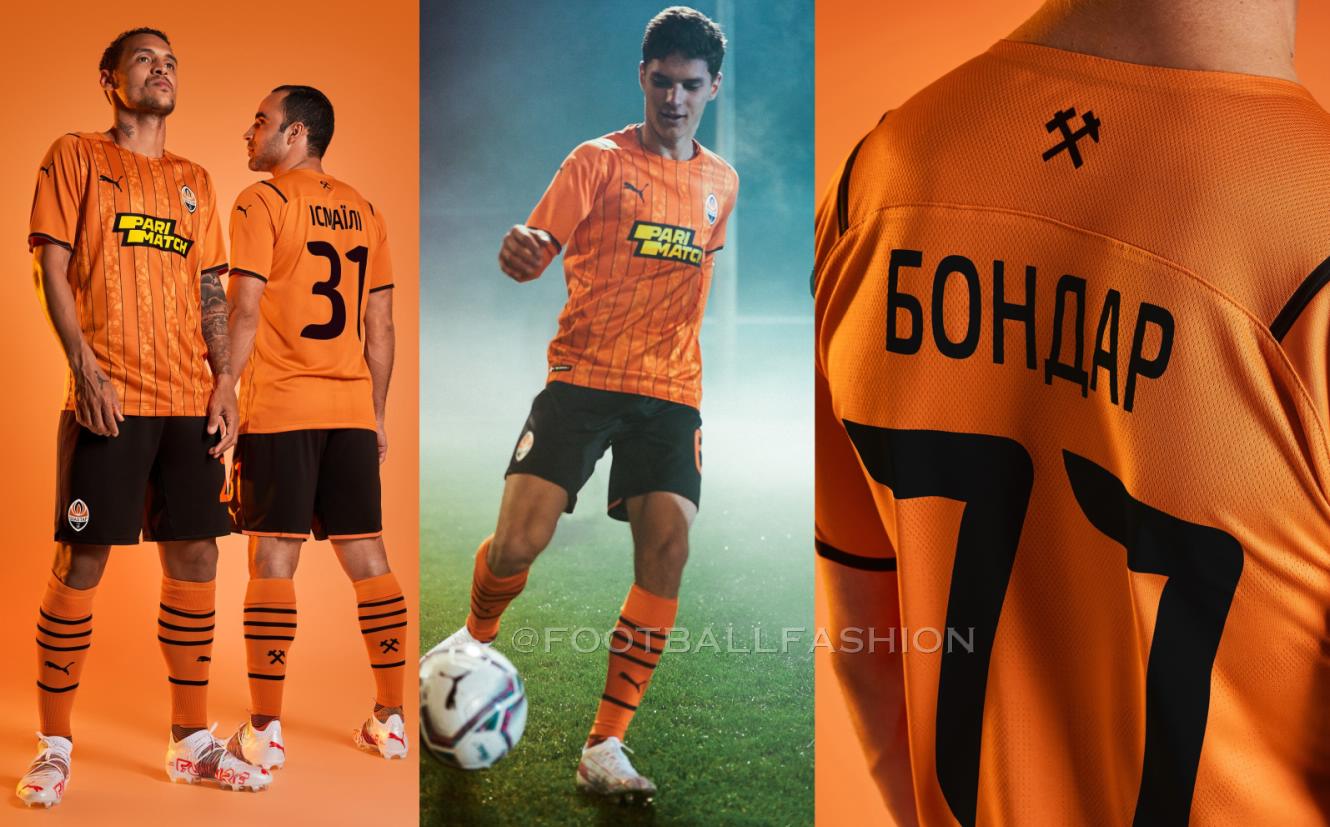 FC Shakhtar Donetsk 2021/22 PUMA Home and Away Kits - FOOTBALL FASHION
