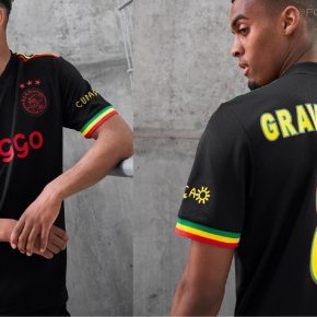 AFC Ajax 2021 2022 adidas Bob Marley Third Football Kit, 2021/22 Shirt, 2021-22 Soccer Jersey, 21-22 derde tenue