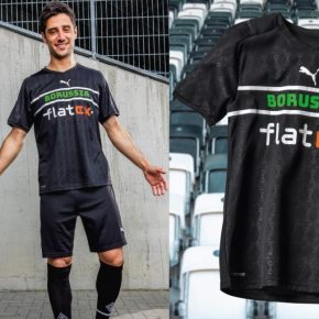 Borussia Mönchengladbach 2021 2022 PUMA Black Third Football Kit, 21-22 Soccer Jersey, 2021-2022 Shirt, 2021/22 Trikot