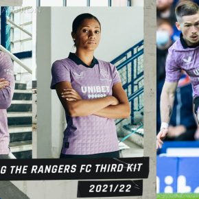 Rangers FC 2021 2022 Castore Purple Third Football Kit, 2021-22 Shirt, 2021/22 Soccer Jersey