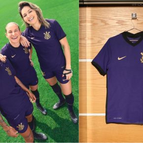 Corinthians 2021 2022 Nike Purple Third Football Kit, 2021/22 Soccer Jersey, 2021-22 Shirt, Camisa 21/22