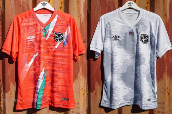 Namibia 2021 2022 Umbro Home, Away and Third Football Kit, 2021-22 Soccer Jersey, 2021/22 Shirt