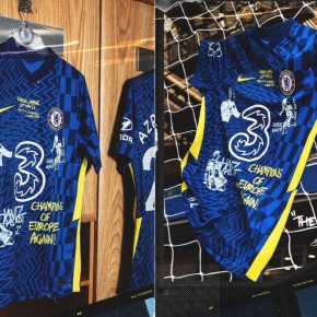 Chelsea 'Forty Two' 2021 2022 Limited Edition Champions of Europe Nike Home Football Kit, 2021-22 Soccer Jersey, 2021/22 Shirt, Camiseta 21-22, Camisa 21/22, Maillot, Trikot