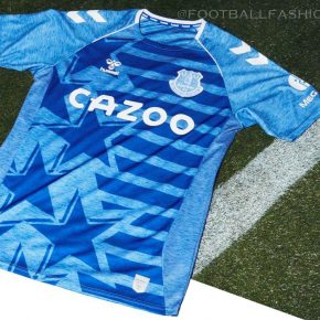 Everton FC 2021 2022 hummel USA Stars and Stripes Football Kit, 2021-22 Soccer Jersey, 2021/22 Shirt, Camiseta 21/22