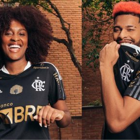 CR Flamengo Excelência Negra Black Excellence adidas 2021 2022 Football Kit, 2021-22 Shirt, 2021/22 Soccer Jersey, Camisa