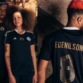 SC Internacional Excelência Negra Black Excellence adidas 2021 2022 Football Kit, 2021-22 Shirt, 2021/22 Soccer Jersey, Camisa