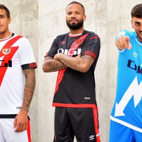 Rayo Vallecano 2021 2022 Umbro Football Kit, 2021-22 Soccer Jersey, 2021/22 Shirt, Camiseta de Futbol 21/22