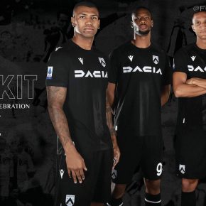 Udinese 125th Anniversary 21 2022 Macron Third Football Kit, 2021-22 Shirt, 2021/22 Soccer Jersey, Maglia 125 Anni