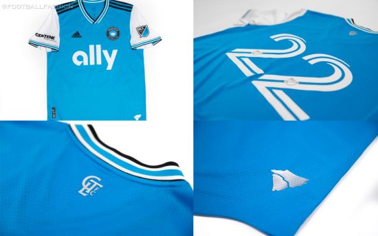 Charlotte FC 2022 2023 adidas Home Soccer Jersey, 2022/23 Football Kit, 2022-23 Shirt, Camiseta de Futbol 22-23