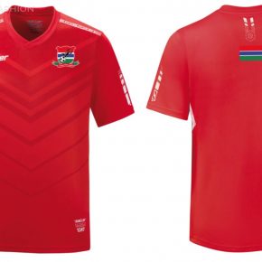 Gambia AFCON 2021 2022 Saller Home Football Kit, Soccer Jersey, Shirt