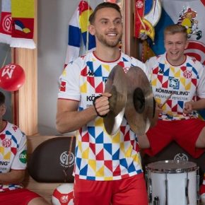 Mainz 05 2022 Kappa Carnival Football Kit, Soccer Jersey, Shirt, Trikot, Fastnachttrikot