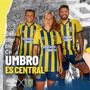 Rosario Central 2022 Umbro Home and Away Football Kit, Soccer Jersey, Shirt, Camiseta de futbol