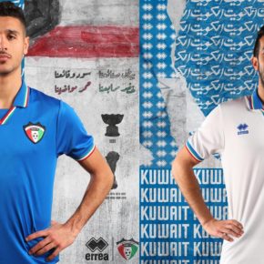 Kuwait 2022 2023 Erreà Home and Away Football Kit, 2022/23 Shirt, 22/23 Soccer Jersey