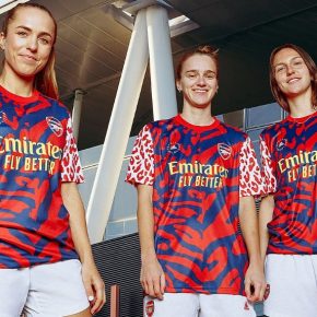 Arsenal FC 2022 adidas Stella McCartney Football Kit, Shirt, Soccer Jersey, Maillot, Camiseta, Camisa, Trikot, Tenue