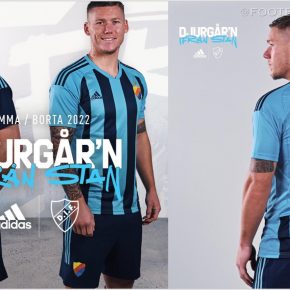 Djurgårdens IF 2022 2023 adidas Third Football Kit, 2022/23 Soccer Jersey, 2022-23 Shirt, 22-23 Tröja, tredjetröjan