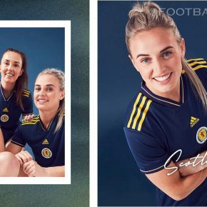 Scotland Women's 2022 adidas Home Football Kit, Soccer Jersey, Shirt
