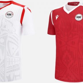 Greenland 2022 Macron Home and Away Football Kit, Soccer Jersey, Shirt