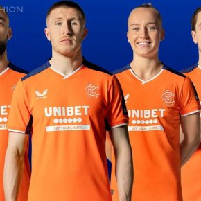 Rangers FC 2022 2023 Castore Third Football Kit, 2022-23 Soccer Jersey, 2022/23 Shirt