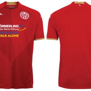 1. FSV Mainz 05 2022 2023 Kappa Home Football Kit, 2022-23 Soccer Jersey, 22/23 Shirt, 2022/23 Trikot