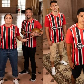 São Paulo FC 2022 adidas Away Football Kit, 2022/23 Soccer Jersey, 2022-23 Shirt, Camisa 22-23