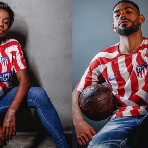 Atlético Madrid 2022 2023 Nike Home and Away Football Kit, 2022-23 Shirt, 2022/23 Soccer Jersey, Camiseta de Futbol 22-23, Camisa 22/23