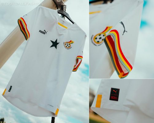 Ghana World Cup 2022 PUMA Home Football Kit, 2022/23 Soccer Jersey, 2022-23 Shirt