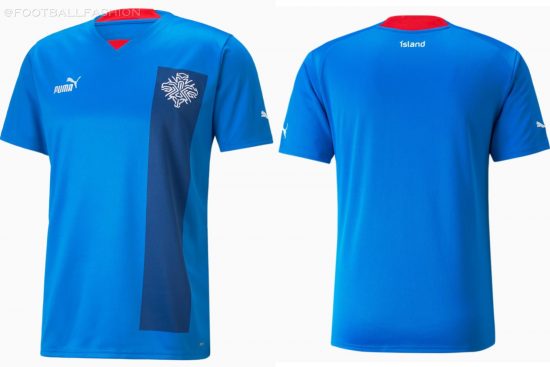 Iceland 2022/2023 PUMA Home Football Kit, 2022/23 Shirt, 2022-23 Soccer Jersey