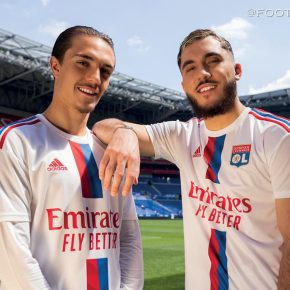 Olympique Lyon 2022 2023 adidas Home Football Kit, 2022-23 Soccer Jersey, 2022/23 Shirt, Camisa 22/23, Maillot Lyonnais 22-23
