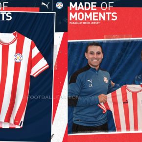 Paraguay 2022 2023 PUMA Home Football Kit, 2022/23 Soccer Jersey, 2022-23 Shirt, Camiseta de Futbol 22/23