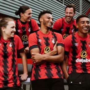 AFC Bournemouth 2022 2023 Umbro Home Football Kit, 2022/23 Shirt, 2022-23 Soccer Jersey