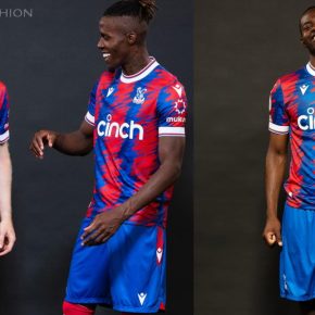 Crystal Palace 2022 2023 Macron Home Football Kit, 2022-23 Shirt, 2022/23 Soccer Jersey, Camiseta de Futbol 22-23, Camisa 22/23, Camisola, Trikot, Maglia, Gara, Maillot