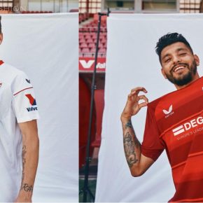 Sevilla 2022 2023 Castore Football Kit, 2022-23 Shirt, 2022/23 Soccer Jersey, Camiseta de Futbol 22-23, Camisa 22/23, Camisola, Trikot, Maglia, Gara, Maillot
